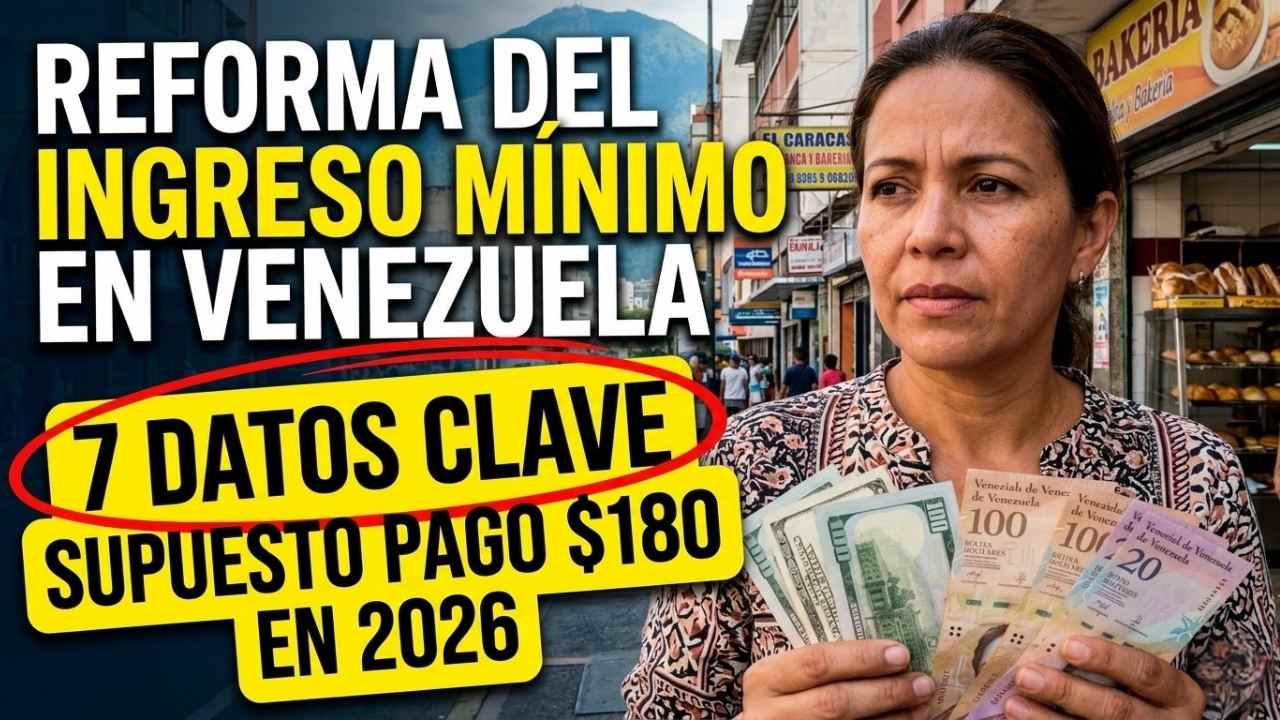 Reforma Del Ingreso Mínimo En Venezuela: 7 Datos Clave Sobre El Supuesto Pago Mensual De $180 En 2026